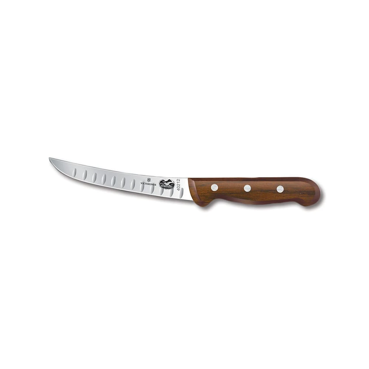 Victorinox - 6" Rosewood Extra Stiff Granton Blade Boning Knife 1 Victorinox - 6" Rosewood Extra Stiff Granton Blade Boning Knife