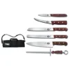 Victorinox - Rosewood 7 Piece Cutlery Roll Set W/ Canvas Case