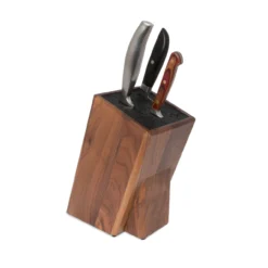 Kapoosh - Walnut Dice Knife Block - 650W