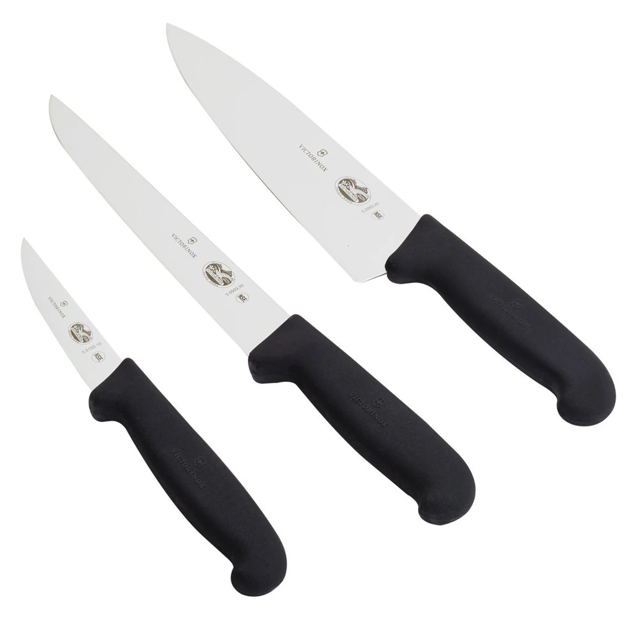Victorinox - 3 Piece Chef's Set With Slip-Resistant Fibrox Handles 1 Victorinox - 3 Piece Chef's Set With Slip-Resistant Fibrox Handles