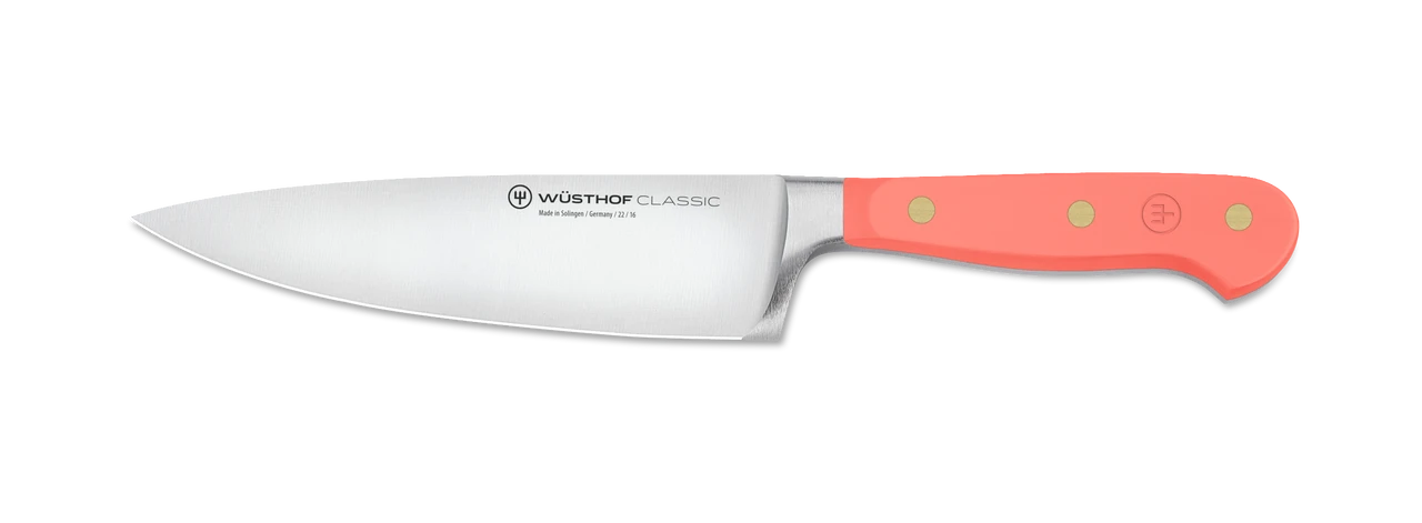 Wusthof - Classic 6" Coral Peach Chef's Knife 1 Wusthof - Classic 6" Coral Peach Chef's Knife