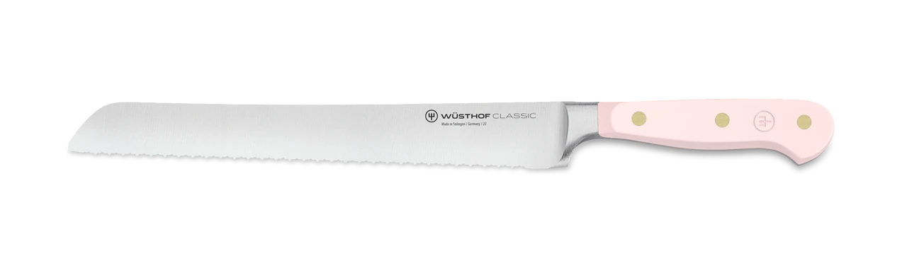 Wusthof - Classic 9" Pink Himalayan Salt Double Serrated Bread Knife 1 Wusthof - Classic 9" Pink Himalayan Salt Double Serrated Bread Knife