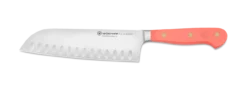 Wusthof - Classic 7" Coral Peach Hollow Ground Santoku