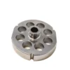 Omcan - #52 Meat Grinder Plate W/ Hub, 25mm Holes, 3 Notches/2 Flat Sides - 11179