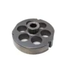Omcan - #52 Meat Grinder Plate W/ Hub, 31.4mm Holes, 3 Notches/2 Flat Sides - 11180