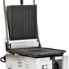 Omcan - Elite Series 10" X 9" Single Panini Grill W/ Grooved Top & Bottom - 11375