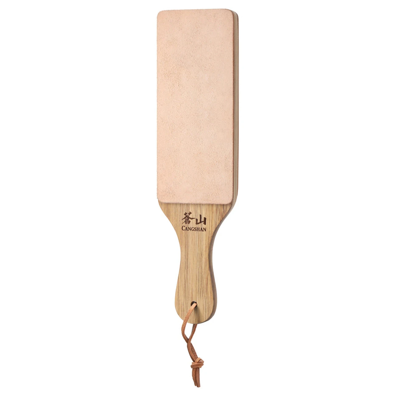 Cangshan - 2 Sided Leather Paddle Strop 1 Cangshan - 2 Sided Leather Paddle Strop