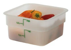 Cambro - 2QT Opaque CamWear Square Container - 2SFSP148