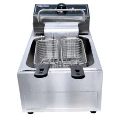 Omcan - 110 V Single Table Top Electric Fryer - 34867