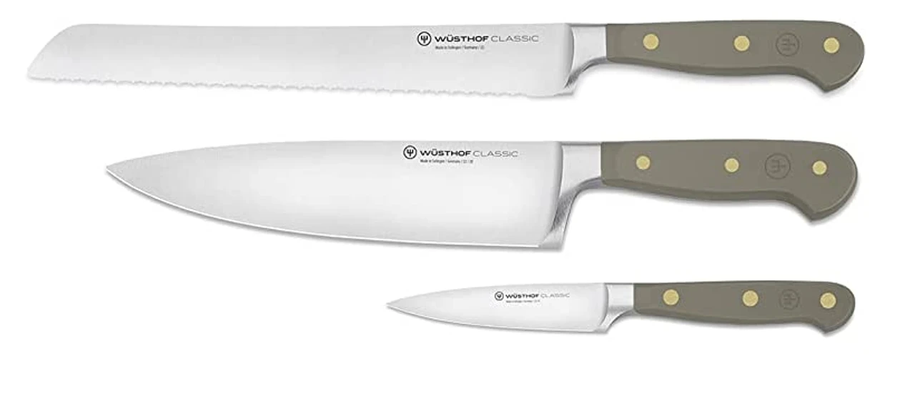 Wusthof - Classic Velvet Oyster - 3pc Starter Set 1 Wusthof - Classic Velvet Oyster - 3pc Starter Set