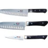 MAC - 3 PC Mighty Set With 8" Chef, 6.5" Santoku And 3.25" Paring