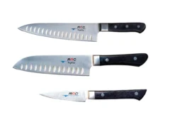 MAC - 3 PC Mighty Set With 8" Chef, 6.5" Santoku And 3.25" Paring