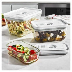 Zwilling - Fresh & Save 3Pc Glass Container Set -Kitchen Supplies Store 424420137 85951.1619195800