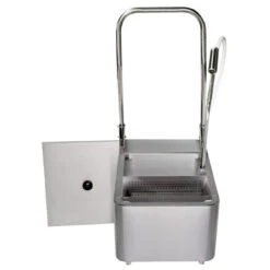 Omcan - Oil Filtering Machine - 44481 7 Omcan - Oil Filtering Machine - 44481 -Kitchen Supplies Store 44481 Oil Filtering Machine Back Open 21715.1688137363