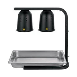 Omcan - Portable Electric Food Warmer W/ 2 Bulbs - 46572