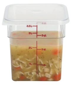 Cambro - 4QT Opaque CamWear Square Container - 4SFSP148