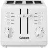 Cuisinart - White Compact 4-Slice Toaster
