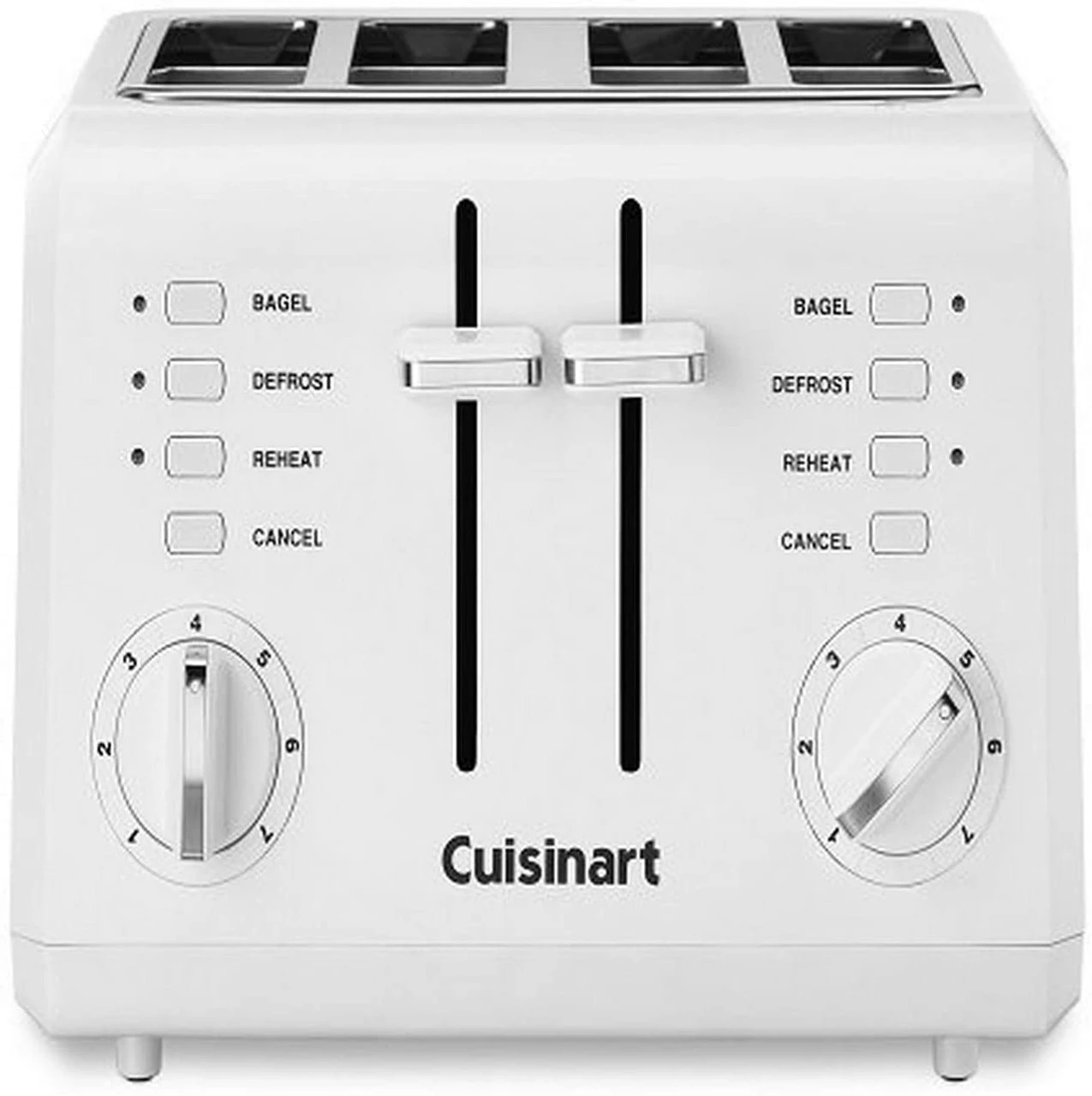 Cuisinart - White Compact 4-Slice Toaster 1 Cuisinart - White Compact 4-Slice Toaster