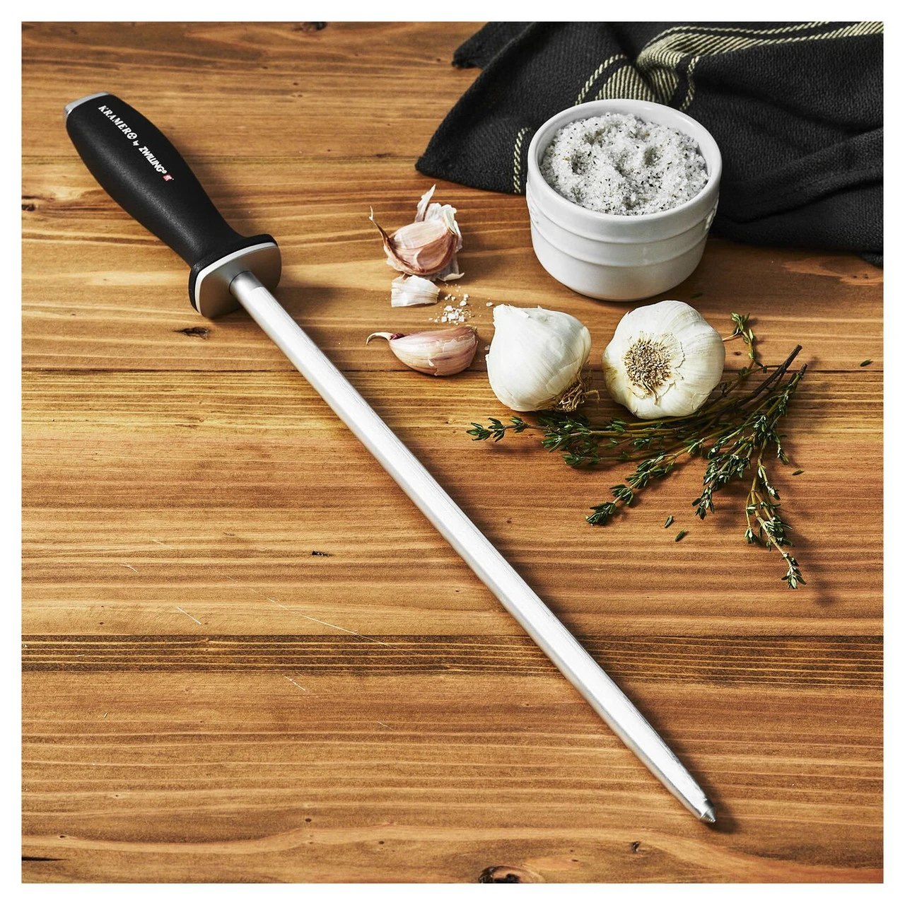 Zwilling - 12" KRAMER Double Cut Sharpening Steel 6 Zwilling - 12" KRAMER Double Cut Sharpening Steel - Image 6