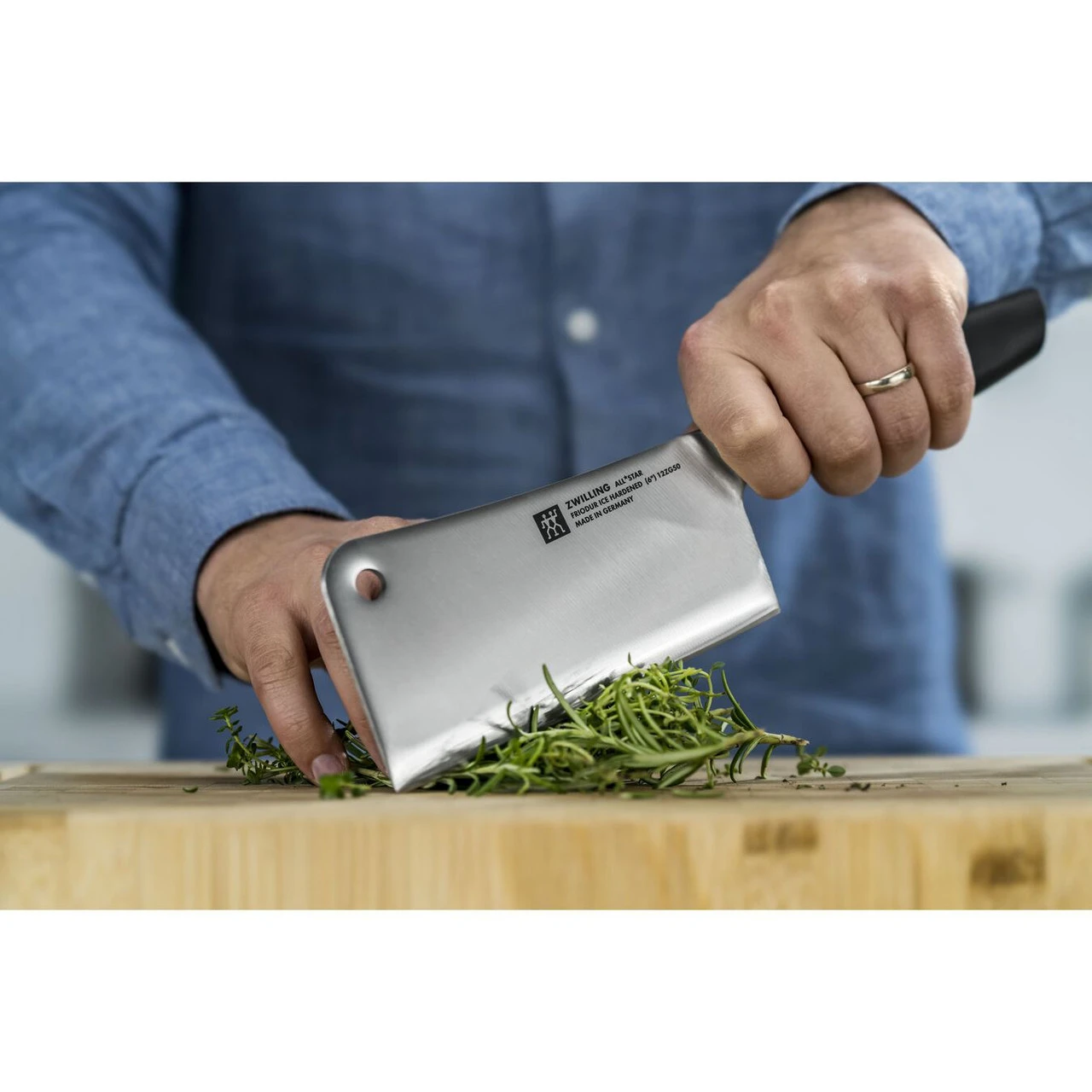 Zwilling - All * Star 6" Cleaver Knife Rosegold 3 Zwilling - All * Star 6" Cleaver Knife Rosegold - Image 3