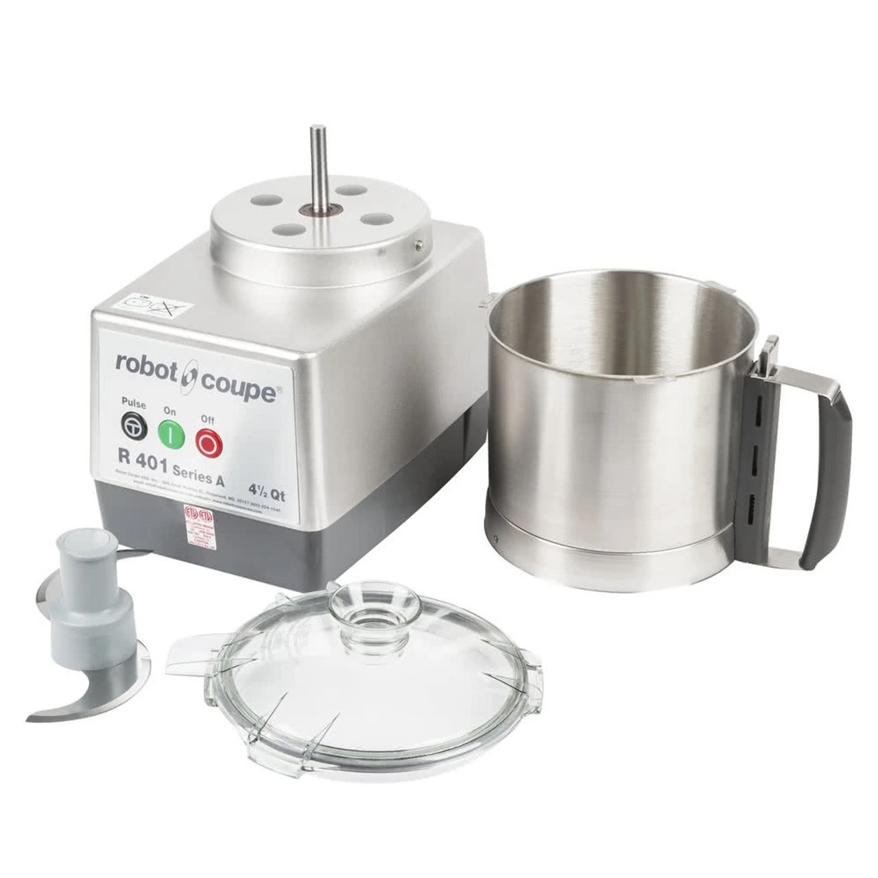 Robot Coupe - Food Processor 4.5 L SS Bowl Single Speed - R401B 2 Robot Coupe - Food Processor 4.5 L SS Bowl Single Speed - R401B - Image 2