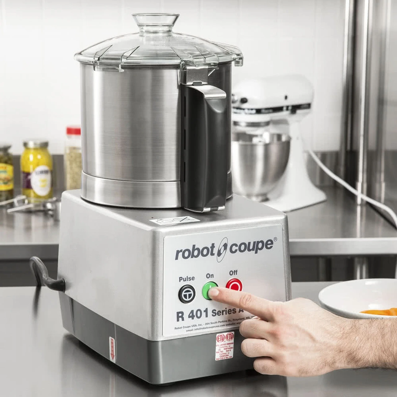 Robot Coupe - Food Processor 4.5 L SS Bowl Single Speed - R401B 3 Robot Coupe - Food Processor 4.5 L SS Bowl Single Speed - R401B - Image 3