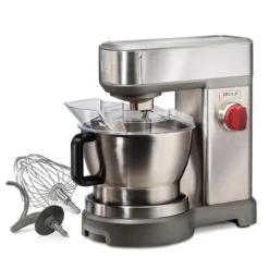 Wolf Gourmet - 7 Qt. Gourmet Stand Mixer, Stainless Steel Construction, Gear Driven
