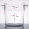 Cambro - 18QT Clear CamWear Round Container