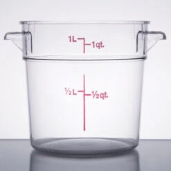 Cambro - 18QT Clear CamWear Round Container