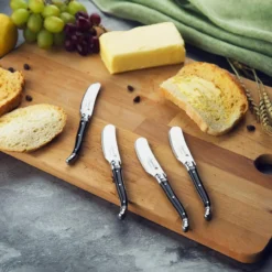 Laguiole - Black Handle Spreader Set Of 4 -Kitchen Supplies Store A1hXp4zns5L. AC SL1500 93940.1708534525