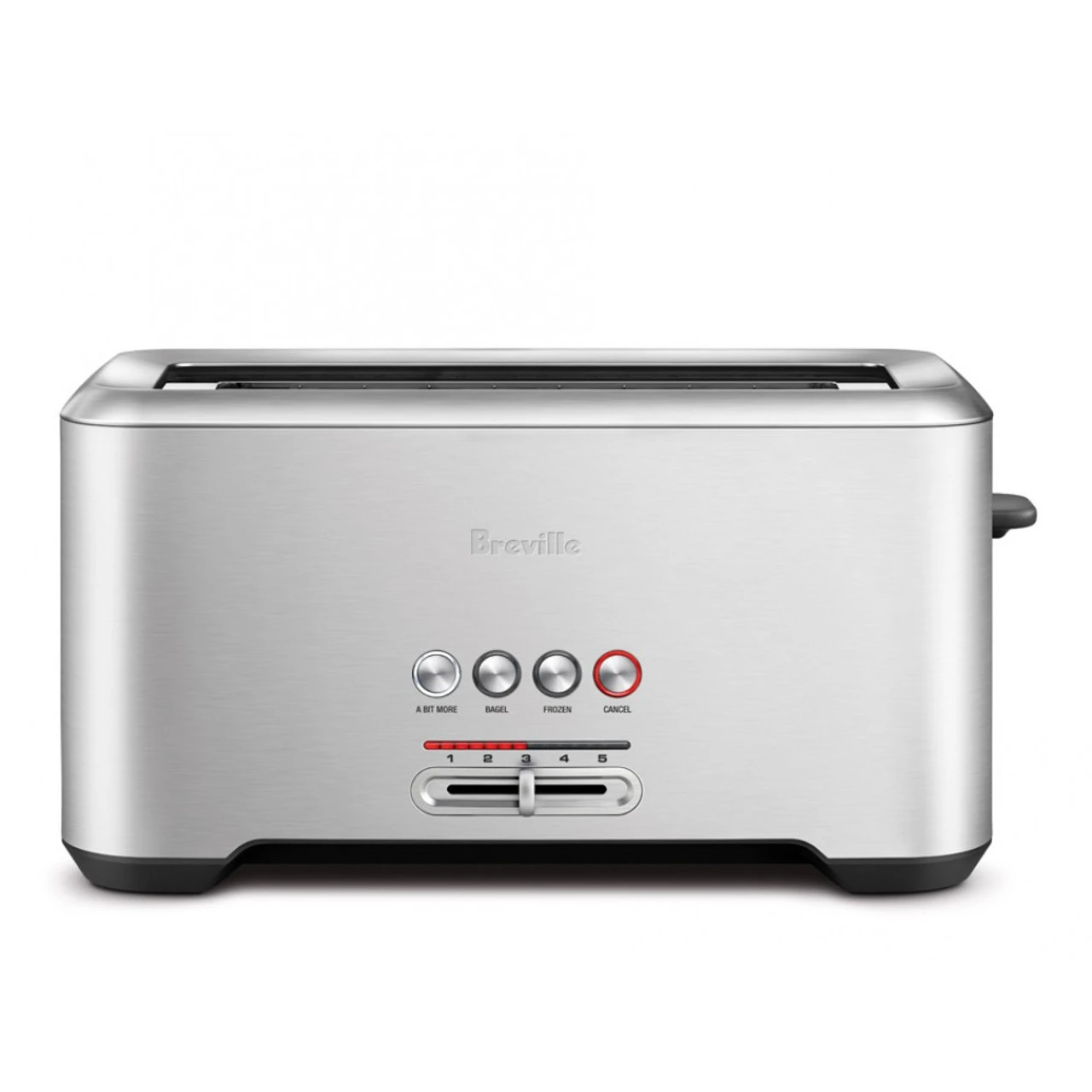 Breville - 4-Slice The A Bit More Long Shot Stainless Steel Toaster 1 Breville - 4-Slice The A Bit More Long Shot Stainless Steel Toaster