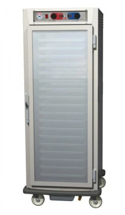 Metro - C5 9 Series Full Size Insulated Low Wattage Pass-Through Holding Cabinet With Clear Door And Chrome Universal Slides - C599L-SFC-UPFC