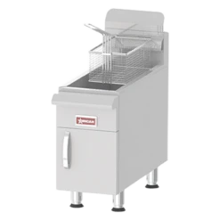 Omcan - Commercial Countertop Propane Gas Fryer With 53,000 Btu And 30 Lb. Oil Capacity - 43089