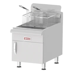 Omcan - Commercial Countertop Natural Gas Fryer With 53,000 Btu And 30 Lb. Oil Capacity - 43088
