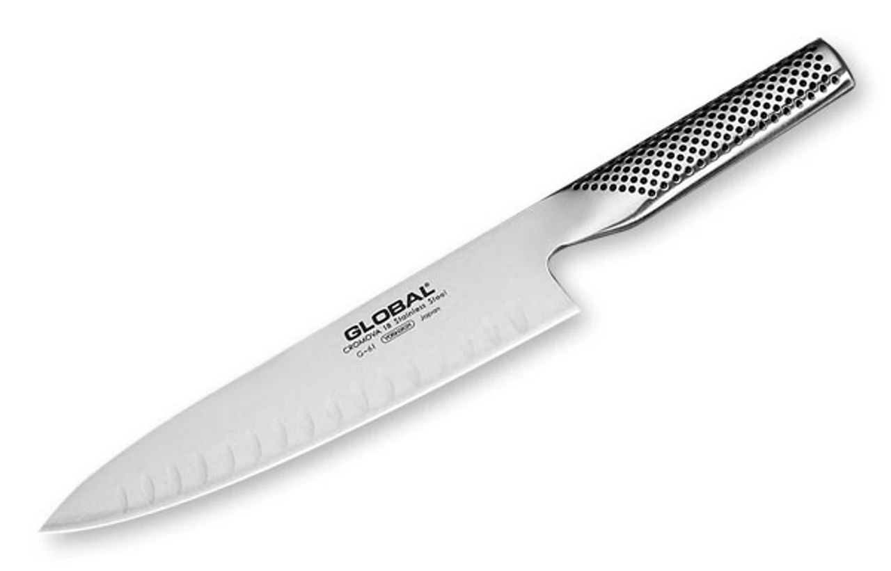Global - G-Series 8" Hollow Edge Chef's Knife 1 Global - G-Series 8" Hollow Edge Chef's Knife