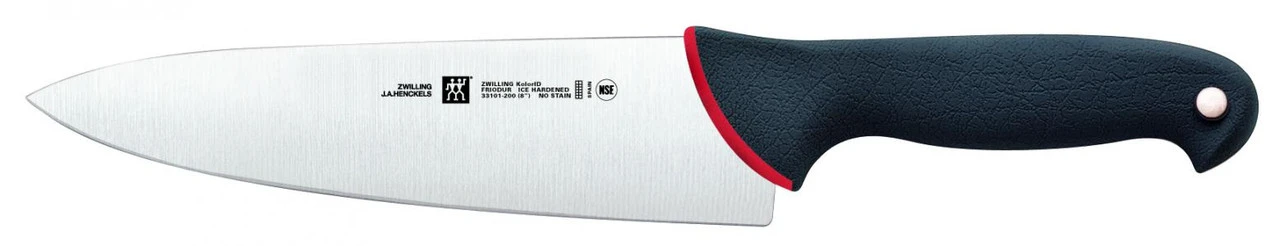 Zwilling - 8" ZW Kolorid Granton Edge Chef's Knife 2 Zwilling - 8" ZW Kolorid Granton Edge Chef's Knife - Image 2