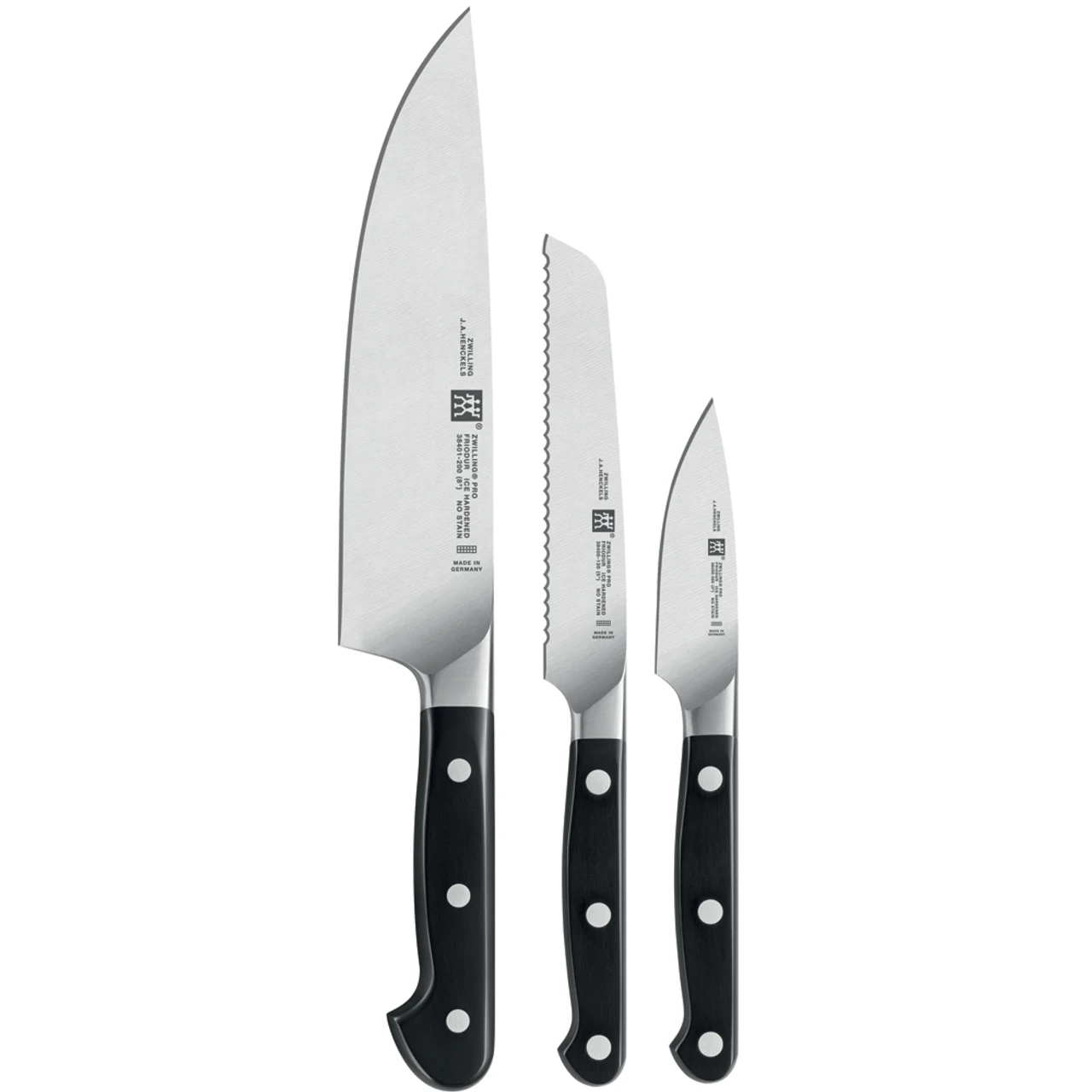 Zwilling - 3 Pc Pro Starter Knife Set 1 Zwilling - 3 Pc Pro Starter Knife Set