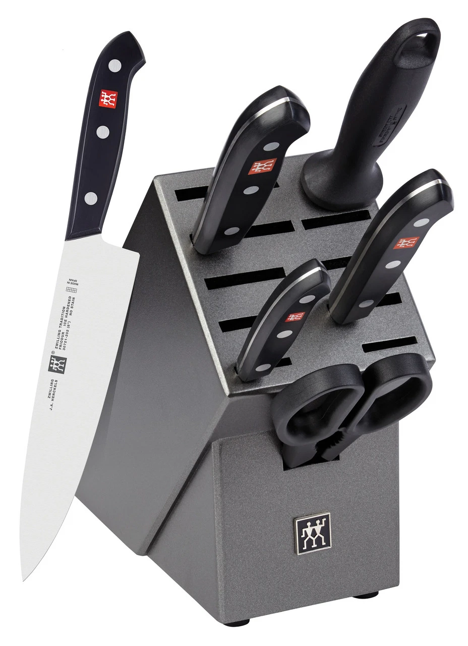 Zwilling - 7 Pc Tradition Knife Block Set 1 Zwilling - 7 Pc Tradition Knife Block Set
