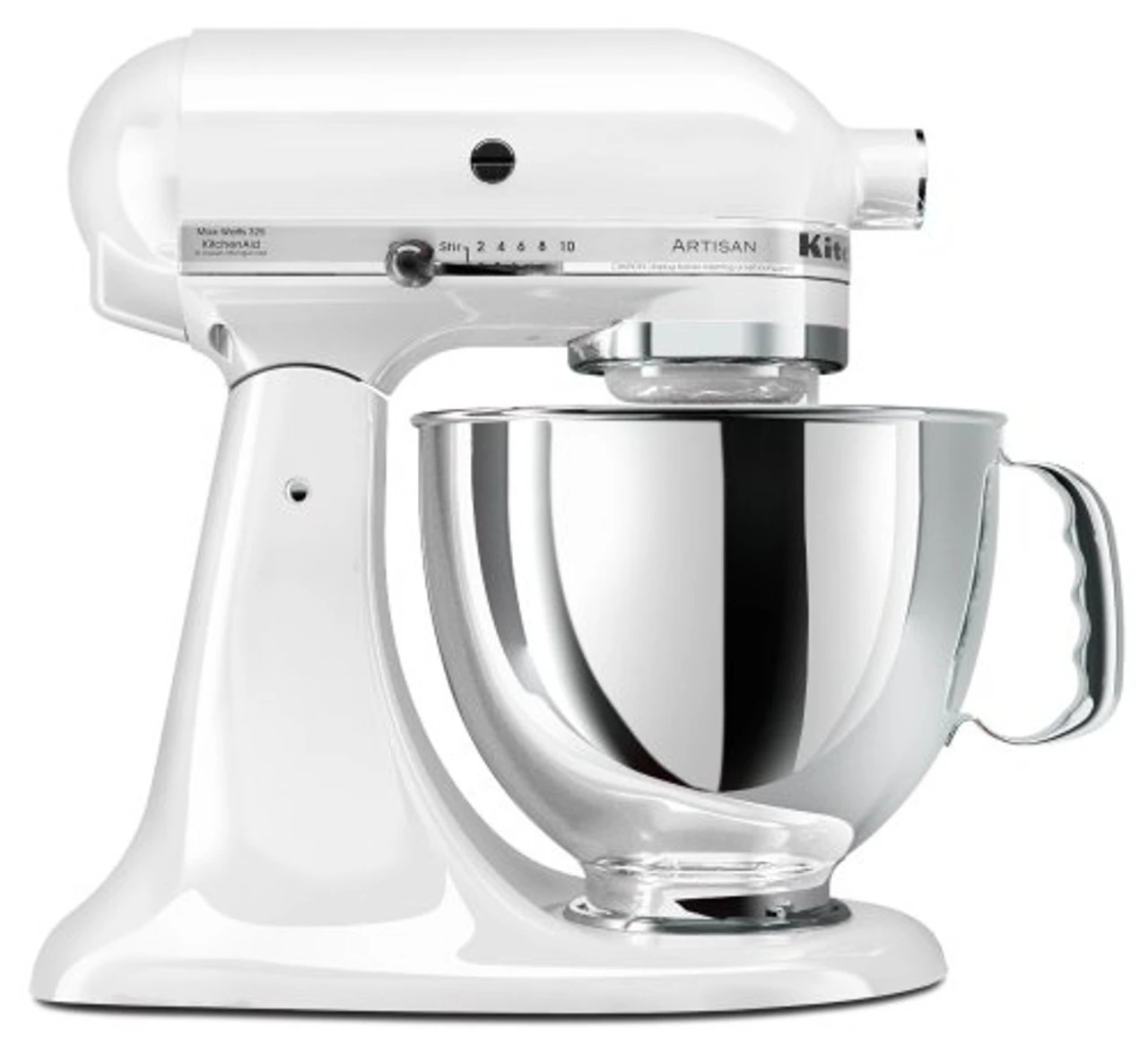 KitchenAid - White 5QT Artisan Series Tilt Head Stand Mixer 2 KitchenAid - White 5QT Artisan Series Tilt Head Stand Mixer - Image 2