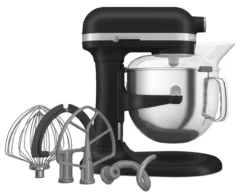 KitchenAid - 7 Qt Cast Iron Black Stand Mixer