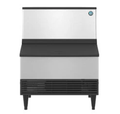 Hoshizaki - 30" Air Cooled Crescent Ice Machine, 290 Lbs/Day W/ Built In Storage Bin - KM-301BAJ -Kitchen Supplies Store KM 301BAJ front scaled 91986.1693576296