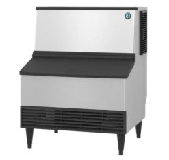 Hoshizaki - 30" Air Cooled Crescent Ice Machine, 290 Lbs/Day W/ Built In Storage Bin - KM-301BAJ -Kitchen Supplies Store KM 301BAJ left scaled 47714.1693576297
