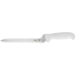 Mercer Culinary - Ultimate White 8" Offset Wavy Edge Bread Knife With Straight Handle