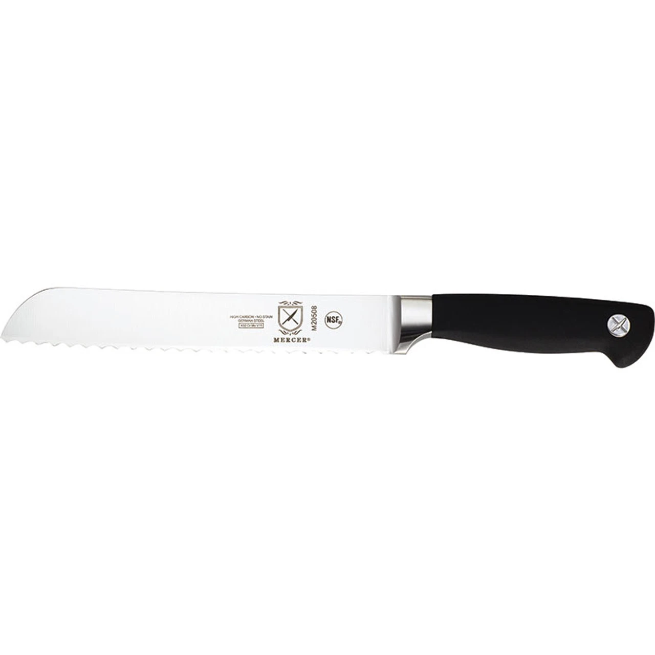 Mercer Culinary - Genesis 8" Forged Bread Knife With Full Tang Blade 1 Mercer Culinary - Genesis 8" Forged Bread Knife With Full Tang Blade