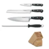 Wusthof - 5 Piece Classic Knife Block Set