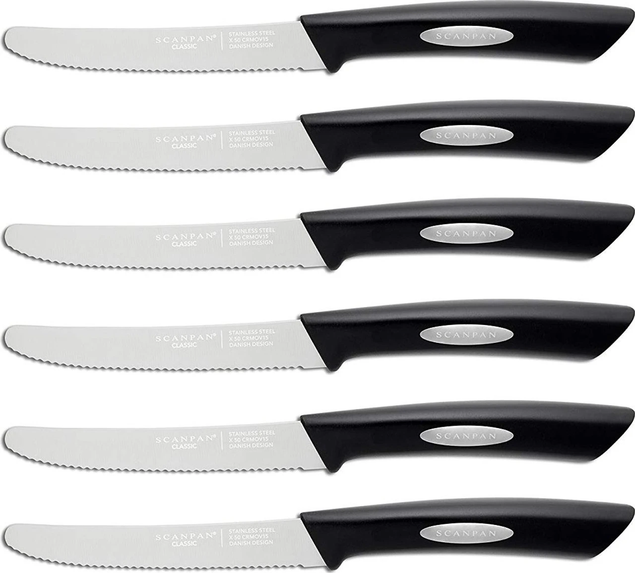 Scanpan - 6PC Classic Steak Knife Set 1 Scanpan - 6PC Classic Steak Knife Set