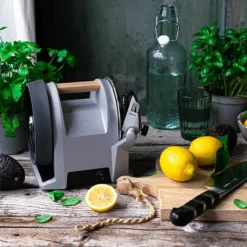 Tormek - T-1 Carbon Black Electric Kitchen Knife Sharpener - T1BLO/NA -Kitchen Supplies Store Tormek252520T 1252520Lemon252520and252520Herbs252520with252520knife 800x800 24929.1713969332.1280.1280 19811.1716494669