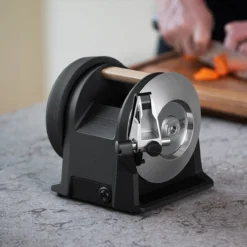 Tormek - T-1 Carbon Black Electric Kitchen Knife Sharpener - T1BLO/NA -Kitchen Supplies Store TormekT 1CarbonBlack inkitchen1 750x750 a114482d 18fc 4d9f 8144 f3ca0f621f8d 750x 38954.1716494669