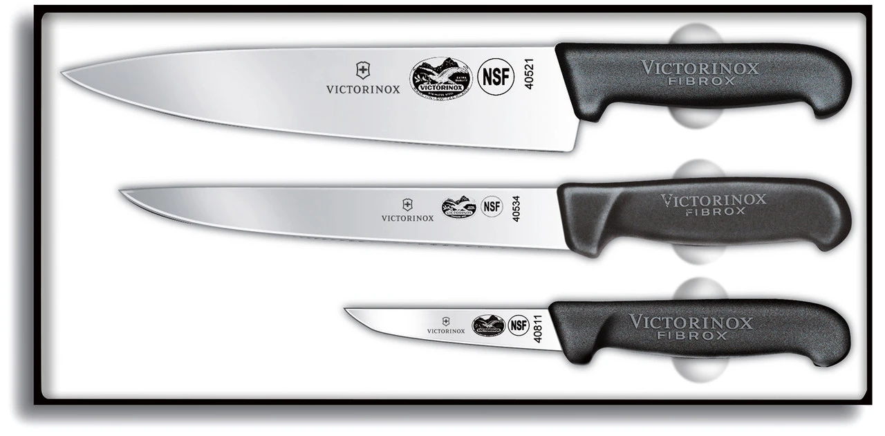 Victorinox - Fibrox 3 Piece Chef's Set 2 Victorinox - Fibrox 3 Piece Chef's Set - Image 2