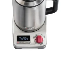 Wolf Gourmet - 1.5 L True Temperature Electric Kettle, Stainless Steel Carafe, Customizable & Pre-Set Temperature Controls -Kitchen Supplies Store WGKT100S 07 81146.1647888579